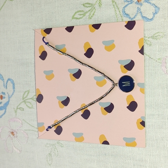 ♦️3 for $15 "M" Initial Delicate Pull Bracelet - Picture 3 of 13